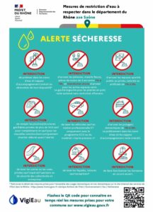 Lire la suite à propos de l’article ALERTE SECHERESSE / PREFECTURE DU RHONE