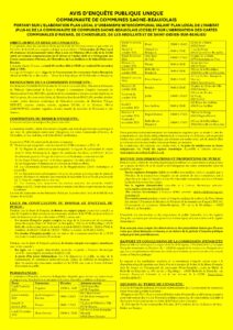 Lire la suite à propos de l’article ENQUETE PUBLIQUE PLUI-H